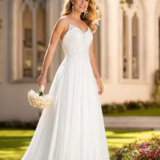 Vintage A-Line Lace Wedding Dress